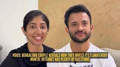 Video: Bengaluru couple reveals how they invest ₹1.7 lakh every month; internet has plenty of questions