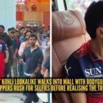 Virat Kohli lookalike walks into mall with bodyguards; shoppers rush for selfies before realising the truth