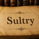 Word of the day: Sultry |