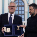Zelenskyy awards Ukraine's highest foreign honour to Keir Starmer on final visit as UK PM