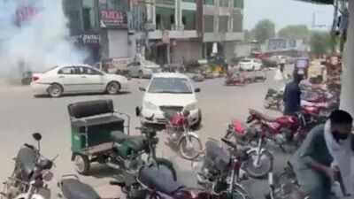 Burnt-out vehicles, rock-strewn roads, heavy security: PoK votes in second phase amid unrest