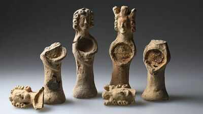 Archaeologists discover a rare 600-year-old saint statue and human bone reliquaries beneath Berlin's oldest neighbourhood