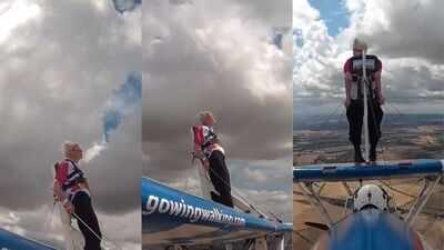 Meet Betty Bromage: 97-year-old grandmother who broke her own Guinness World Record to become the world's oldest female wing walker just a year after surviving a stroke