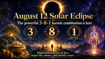 August 12,2026 Solar Eclipse: The powerful 3-8-1 karmic combination is here—Find out which birth dates are set for a major life, money, and identity reset