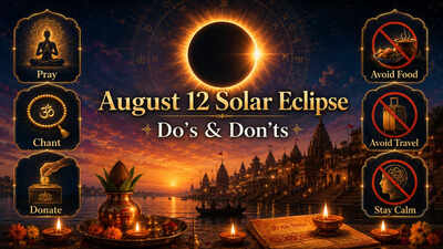 August 12 Solar Eclipse Do's & Don'ts: Essential Spiritual Rules, Food Precautions & Mantra Chanting Tips for Luck And Protection