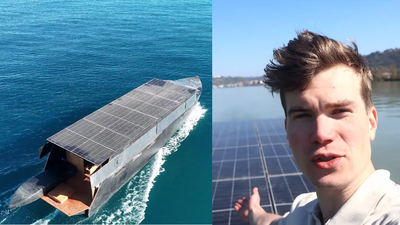 A Finnish man built an 11-metre yacht from scratch using solar panels and batteries and sailed more than 3,000 nautical miles without conventional fuel