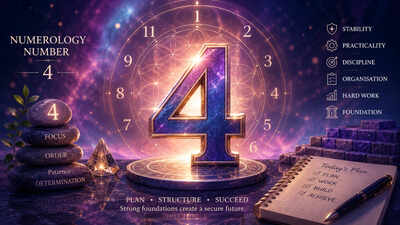 Daily Numerology, August 12, 2026: Mulank 4 faces unexpected workplace tasks! How staying systematic prevents supply delays today