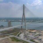 North America’s longest cable-stayed bridge is now open with a massive 853-metre crossing linking US and Canada