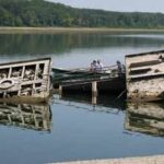 Danube River reveals Nazi warships hidden underwater for 80 years: Record-low water levels are exposing the World War II wrecks near Serbia