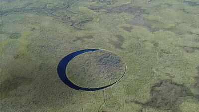 Argentina’s mysterious floating island named ‘EL Ojo’ that appears to rotate on its own in perfect circular motion