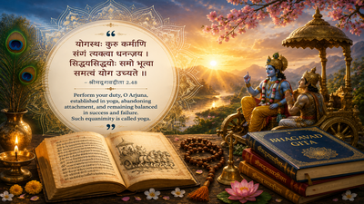 Bhagavad Gita Quote Today: “Do Your Duty, but Do Not Lose Yourself”