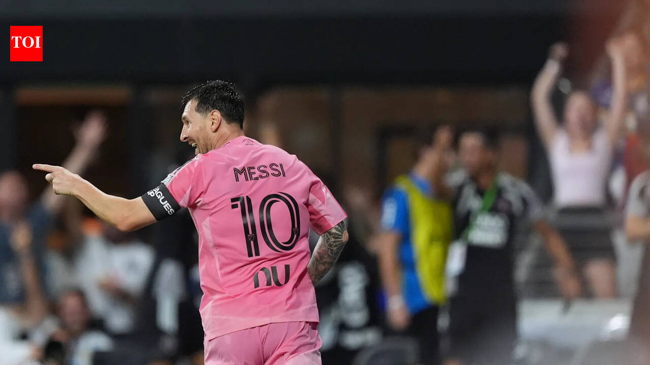Lionel Messi breaks Leagues Cup record on World Cup return with stunning Inter Miami brace | Football News