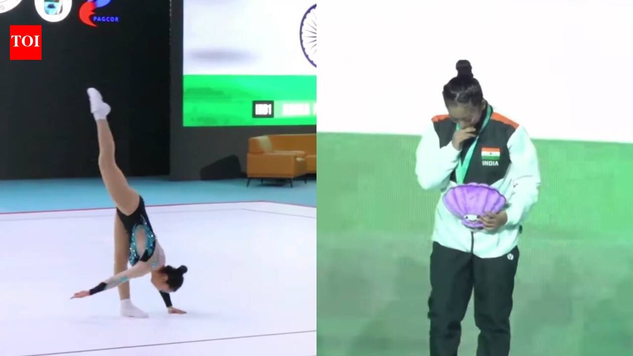 Historic gold! Ariha Pangambam becomes first Indian to win Aerobic Gymnastics Asian Championships | More sports News