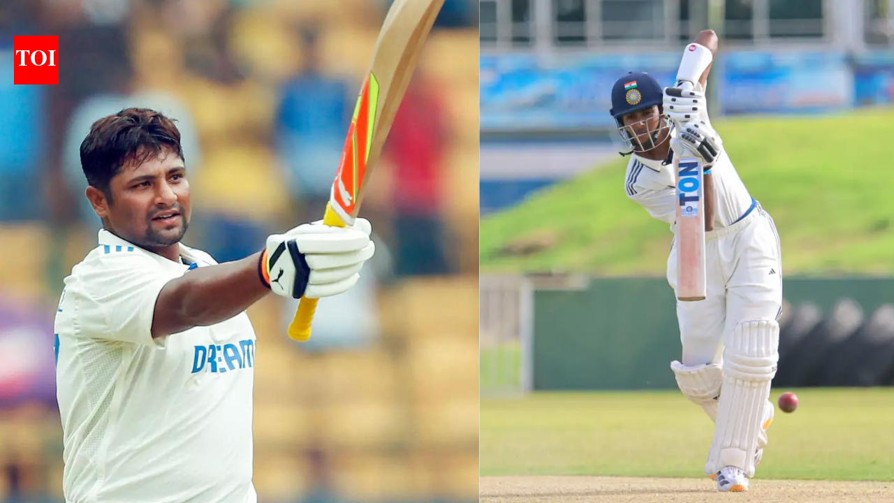 Shaik Rasheed, Sarfaraz Khan emerge as frontrunners to replace Sai Sudharsan in India Test squad | Cricket News
