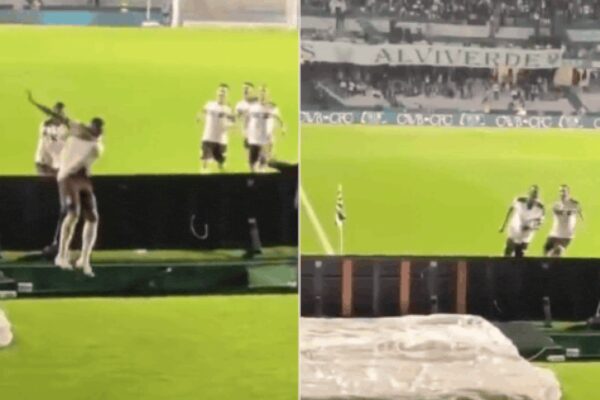 Brazil footballer falls into tunnel while celebrating goal, suffers ankle injury - Watch | Football News
