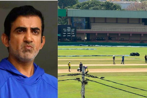 Hours after Gautam Gambhir's visit to Galle, lawn mower hits the pitch