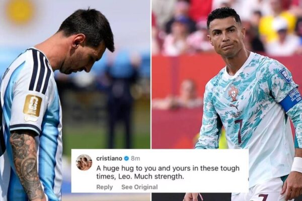 Cristiano Ronaldo sends message to Lionel Messi after father's death