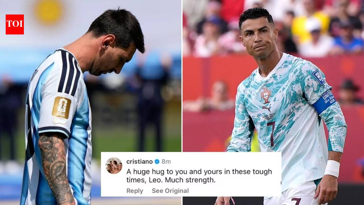 Cristiano Ronaldo sends message to Lionel Messi after father's death
