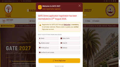 GATE 2027 registration postponed: IIT Madras to begin applications on August 27; check details