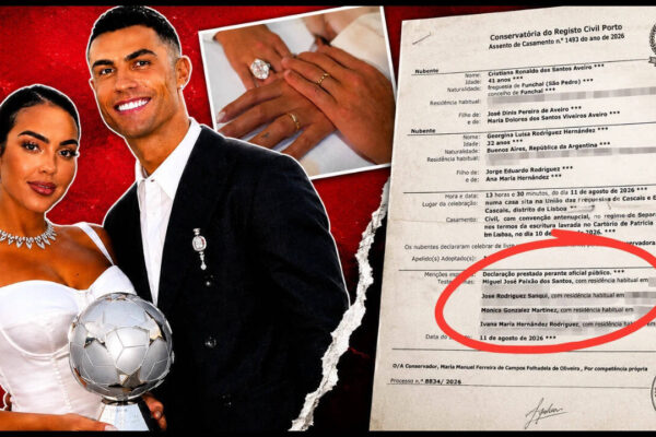 Ronaldo’s secret wedding rocked by new twist after leaked marriage certificate reveals 4 surprise witnesses