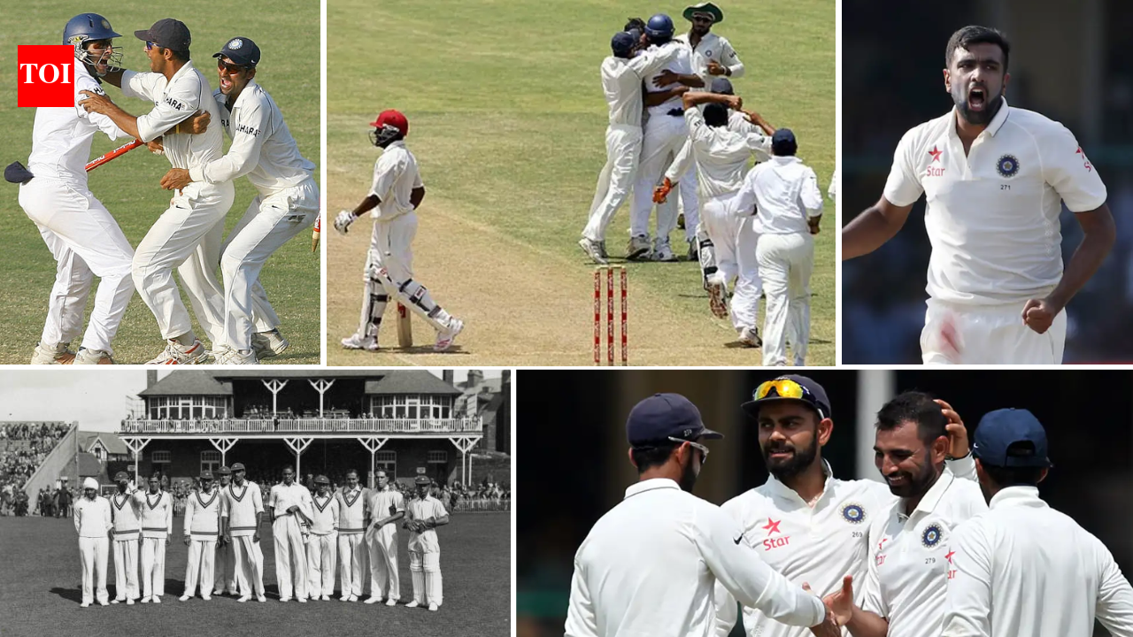 What happened in 1st, 100th, 200th, 300th, 400th and 500th Tests?