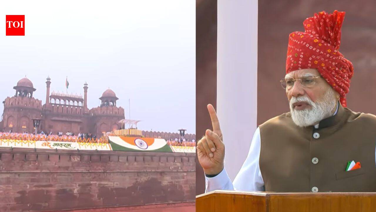 PM Modi From Red Fort On 80th Independence Day: ‘India Must Dream Big And Move Forward’