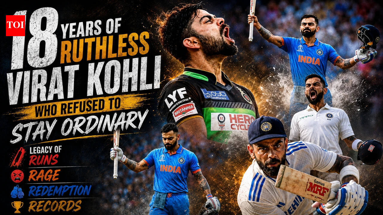 18 years of ruthless Virat Kohli: The man who refused to stay ordinary | Cricket News