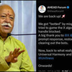 RSS chief Mohan Bhagwat's US event organiser AHEAD’s X account restored after brief suspension