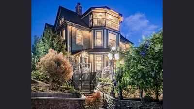 In 1997, a woman bought a condemned 1888 San Diego mansion for $188,500; after an 8-year restoration, it has 30-plus chandeliers, a secret bar, ‘Titanic’ movie-set columns and a $4.5 million asking price