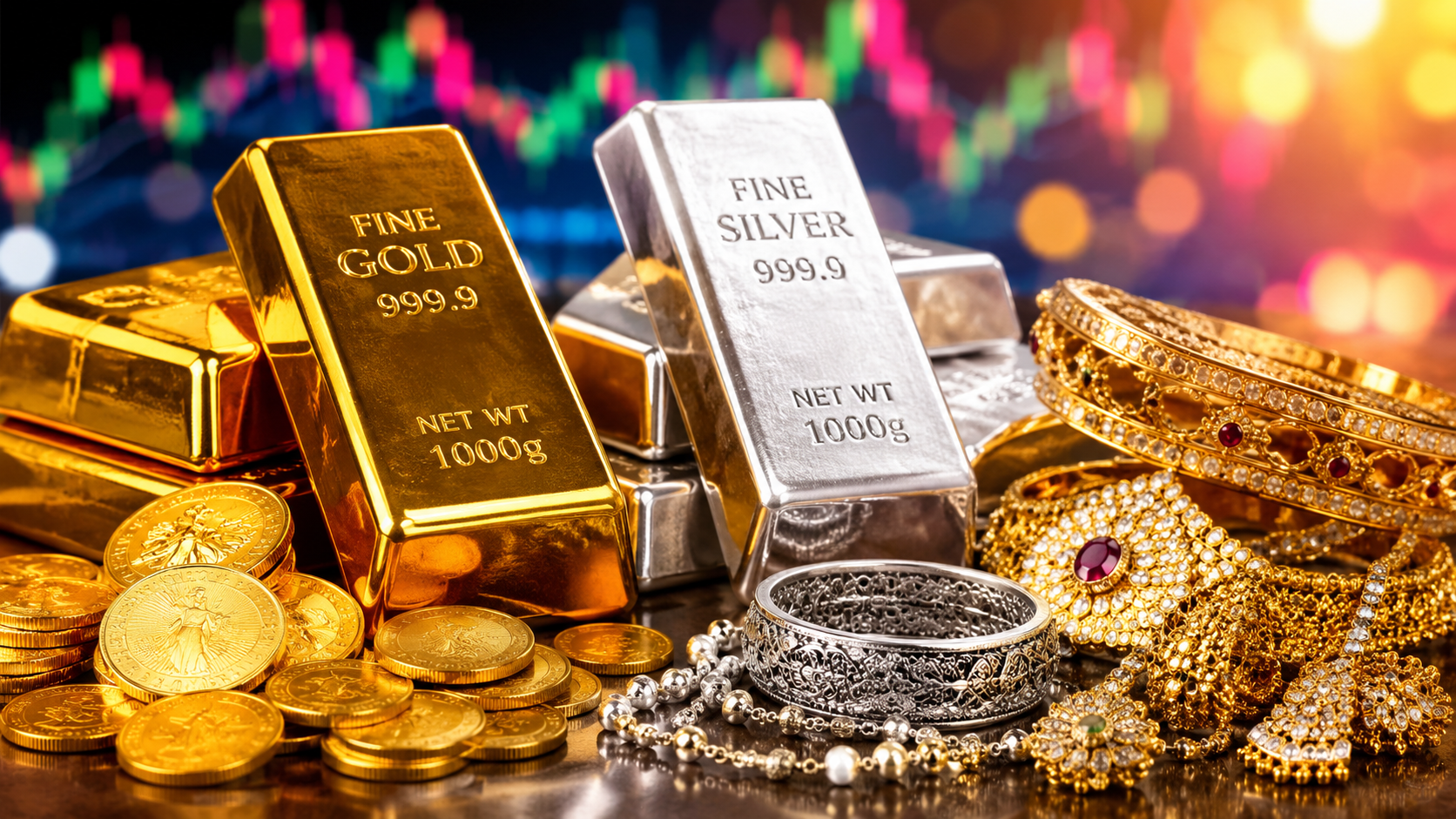 Gold, Silver Rate Today Live Updates: Precious metals may continue rally; US inflation, Iran tensions and more in focus