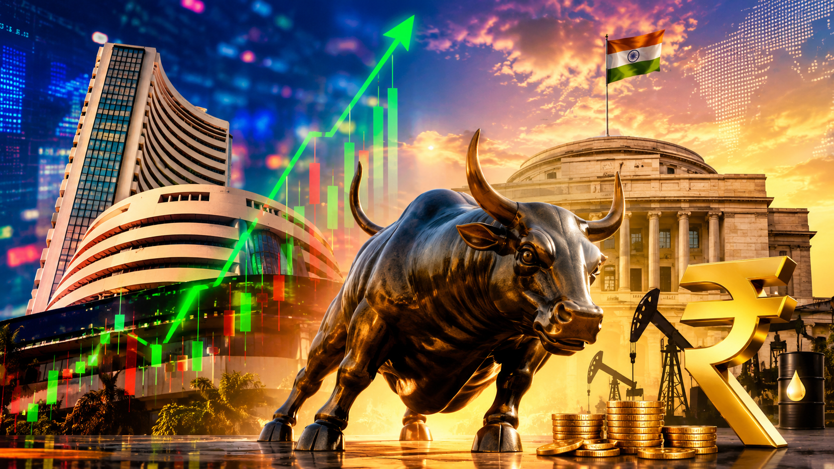 Stock Market Today Live Updates: Sensex jumps over 430 points, Nifty climbs above 24,645 in early trade