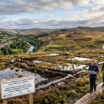 A small Scottish town raised £6 million to buy 10,500 acres from a major landowner; its new nature reserve is now restoring 190 hectares of degraded peatland