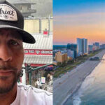 Father of four Derrick Moore jumped into a Myrtle Beach rip current to save a 10-year-old girl; she survived, but he was swept away