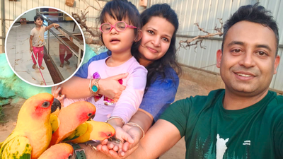 Bangalore based 5-year-old visually impaired girl learning to walk with a cane wins 3.5 million views: Her family was once told it was ‘karma’; today, she is fighting for inclusion and independence