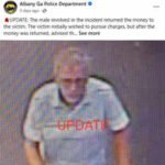 Albany Police Department issues BOLO for a man who picked $30 from the floor while shopping at Walmart; faces backlash, says no charges will be filed