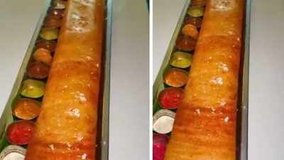 This giant ‘Bahubali dosa’ has Anand Mahindra tempted to travel: See location
