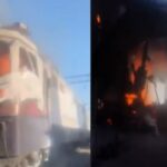 Engulfed in flames, smoke: 2 killed as Russia hits passenger train with 340 onboard, says Zelenskyy