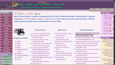 BCECE 2026 round 2 seat allotment result released at bceceboard.bihar.gov.in; direct link to download here