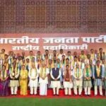 'Meeting all about new ideas & perspectives': PM Modi after engaging with 'team Nabin' at party HQ