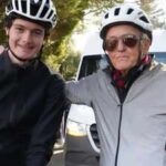 An 82-year-old Australian grandfather and his 18-year-old grandson cycled 5,300km through deserts and headwinds, raising $65,000 for MND support