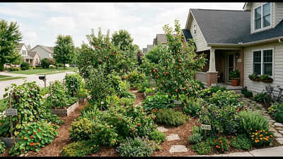 California man’s front-yard food forest was approved by his HOA; a new board later fined him $750 for the same garden