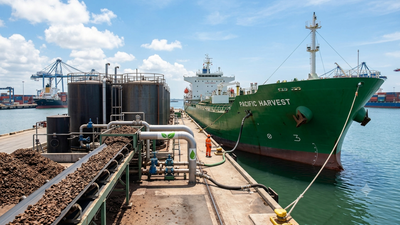Cashew shells once treated as waste are entering the shipping industry, with their residue-based energy tested aboard a commercial vessel
