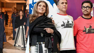 69-year-old Dimple Kapadia proves she's more stylish than anyone in Bollywood in a mundu-inspired skirt and shawl at Dil Chahta Hai reunion |