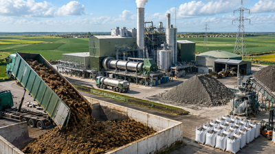 Dutch plant turns 420,000 tonnes of poultry manure into renewable electricity for 45,000 households while recycling the leftover ash into fertiliser