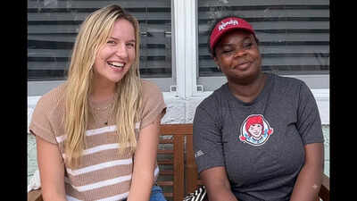 Florida homeowner Abigail Mwaungulu let a Wendy's worker named Dara eat lunch on her porch; their chance meeting became a friendship and raised over $13,000