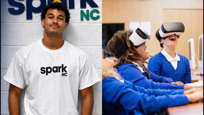Meet Lennox French, the North Carolina student who designed a virtual-reality classroom idea; the state approved it and he will now become the first student to build a unit for SparkNC's statewide platform