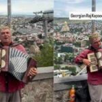 The Tbilisi street musician who surprises Indian travellers by singing the iconic ‘Mera Joota Hai Japani’ song