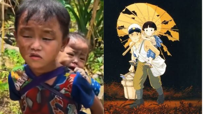 Nepal Floods: Nepal floods: Little boy seen carrying his younger sister in search of parents; ‘Grave of the Fireflies’ comparison haunts viewers