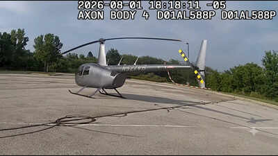 A 69-year-old Wisconsin pilot landed his helicopter in a Cabela’s parking lot for a shopping trip; deputies checked the flight and issued no citation