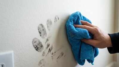How to remove greasy fingerprints from painted walls: 5 simple cleaning methods